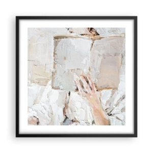 Poster in einem schwarzem Rahmen - In einer anderen Welt - 50x50 cm