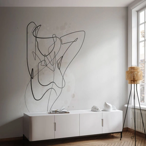 Fototapete Standard Eco - Die Kunst der Verführung - Frau, Grafik, Stück - 200x140 cm