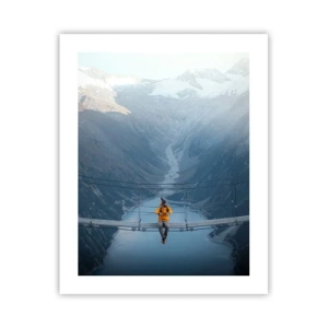 Poster - Entzückt in der Schwebe - 40x50 cm