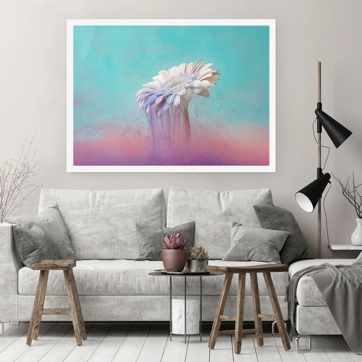 Poster - Blumenunterwelt - 40x30 cm