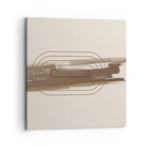 Bild auf Leinwand - Leinwandbild - Ein Hauch von Grau - 70x70 cm