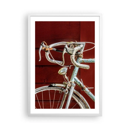 Poster in einem weißen Rahmen - Geschaffen um zu siegen - 50x70 cm