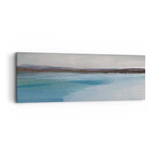 Bild auf Leinwand - Leinwandbild - Horizontale Landschaft - 90x30 cm