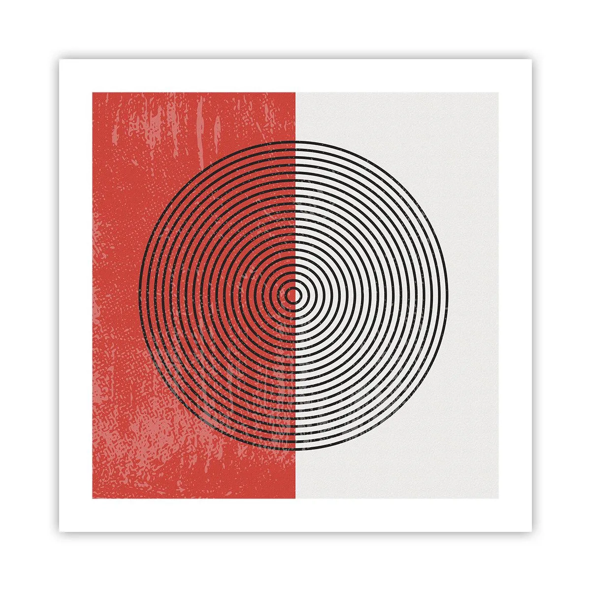 Poster - Auf den Punkt gebracht - 50x50 cm