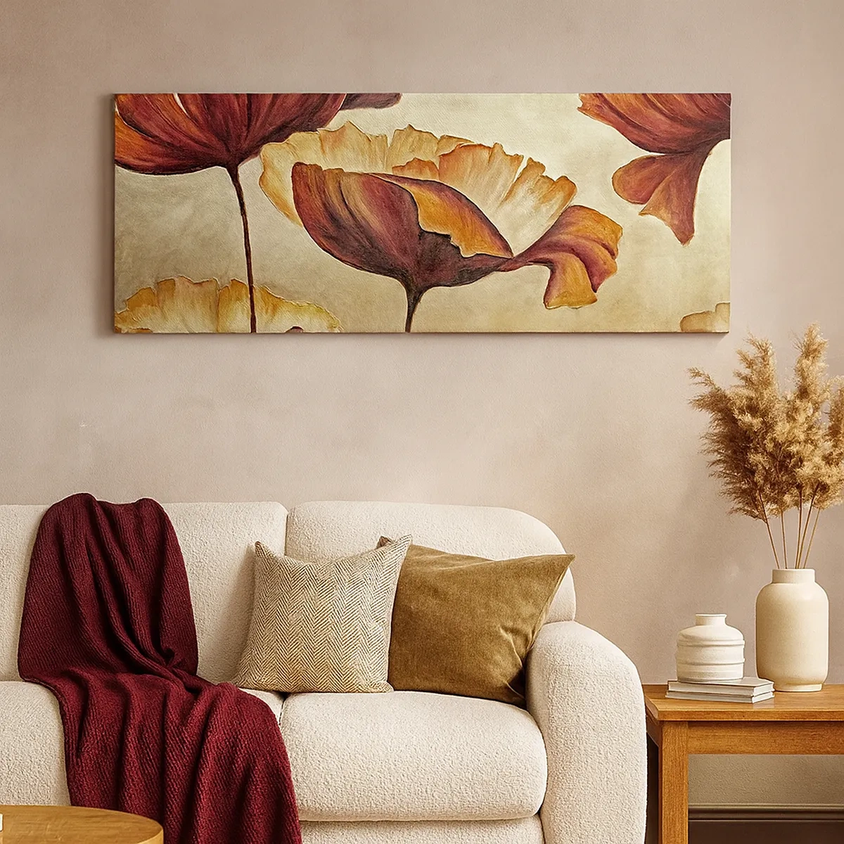 Bild auf Leinwand - Leinwandbild - Weideland - 30x30 cm