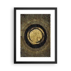 Poster in einem schwarzem Rahmen - Glamour-Komposition - 30x40 cm