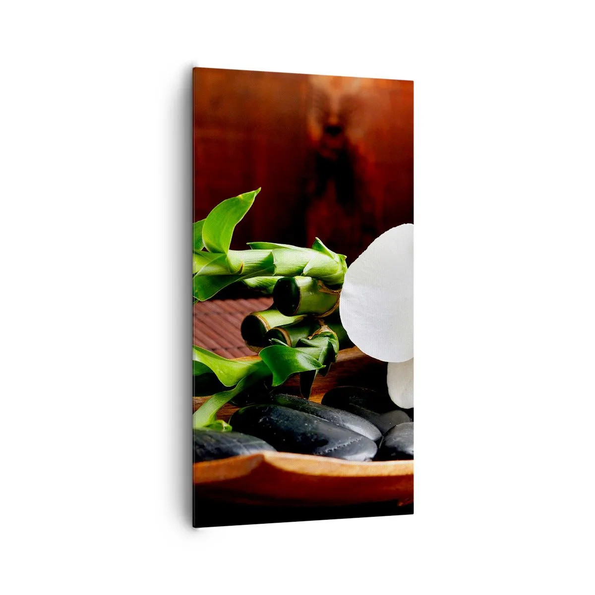 Bild auf Leinwand - Leinwandbild - Geben Sie sich dem Hauch der Natur hin - 65x120 cm