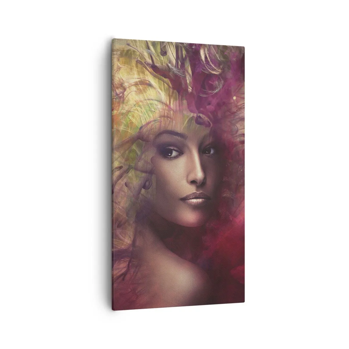 Bild auf Leinwand - Leinwandbild - Ich bin hier! - 55x100 cm