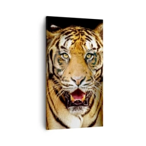 Bild auf Leinwand - Leinwandbild - Wild im Herzen - 45x80 cm