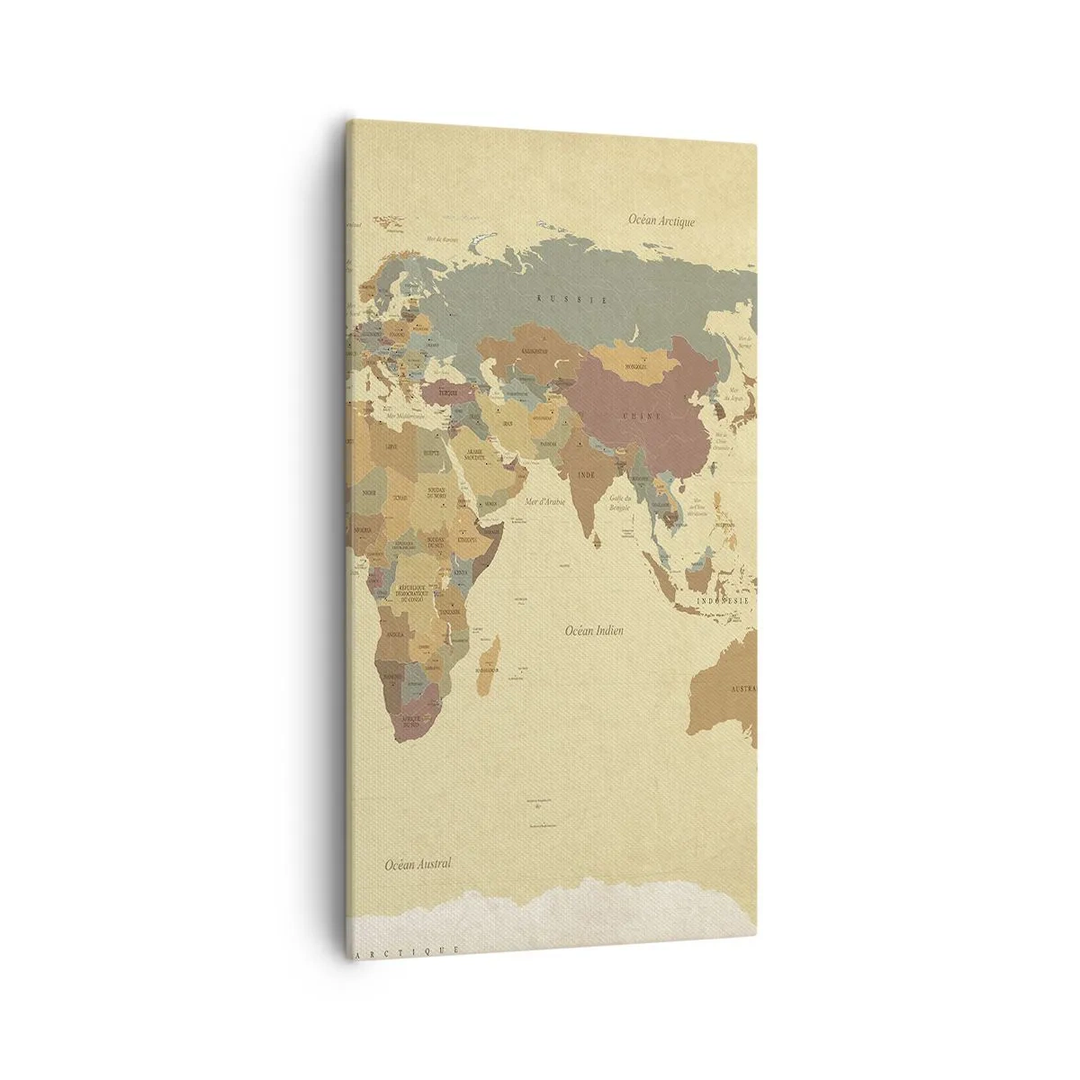 Bild auf Leinwand - Leinwandbild - Für dich - die ganze Welt - 55x100 cm