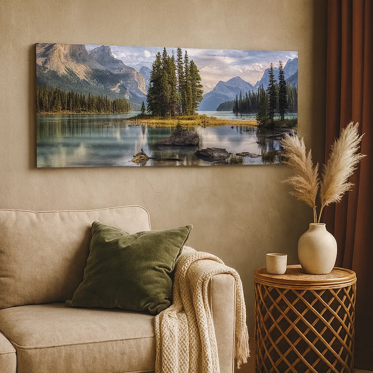 Bild auf Leinwand - Leinwandbild - An dem tollen und sauberen Wasser ... - 30x30 cm