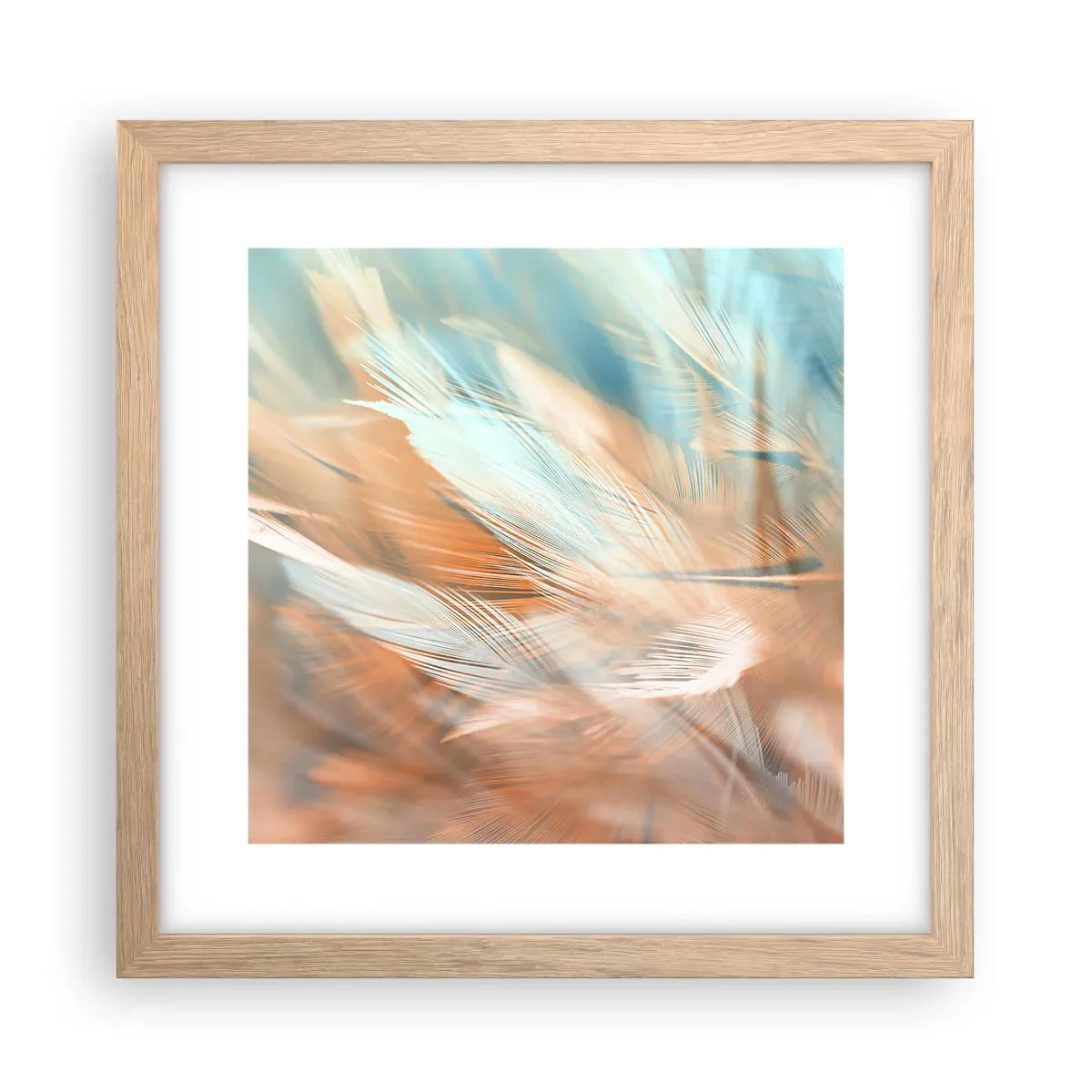 Poster in einem Rahmen aus heller Eiche - Im Land der Sanftmut - 30x30 cm