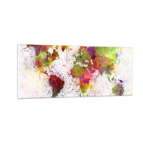 Glasbild - Bild auf glas - Irgendwie ist es gleich geworden - 100x40 cm