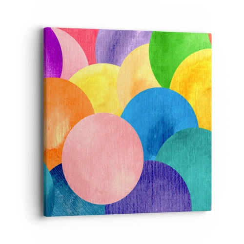 Bild auf Leinwand - Leinwandbild - Die ursprüngliche Fülle des Lebens - 40x40 cm