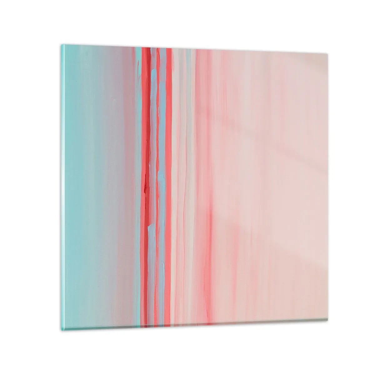 Glasbild - Bild auf glas - Abstraktion im Morgengrauen - 30x30 cm