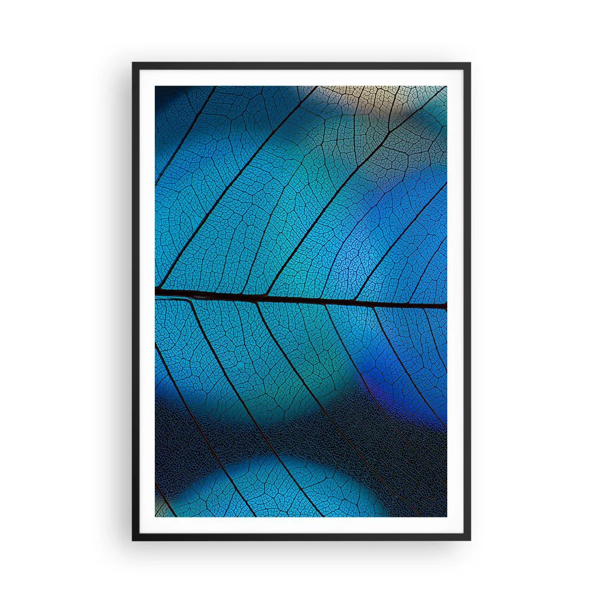 Poster in einem schwarzem Rahmen - Komplizierte Konstruktion - 70x100 cm