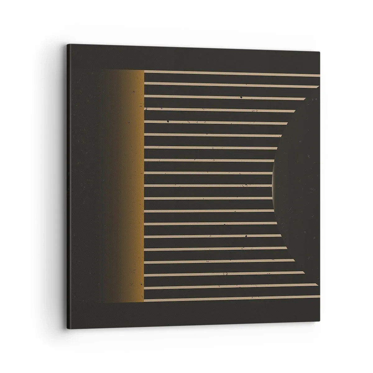 Bild auf Leinwand - Leinwandbild - Die Dunkelheit erkunden - 70x70 cm