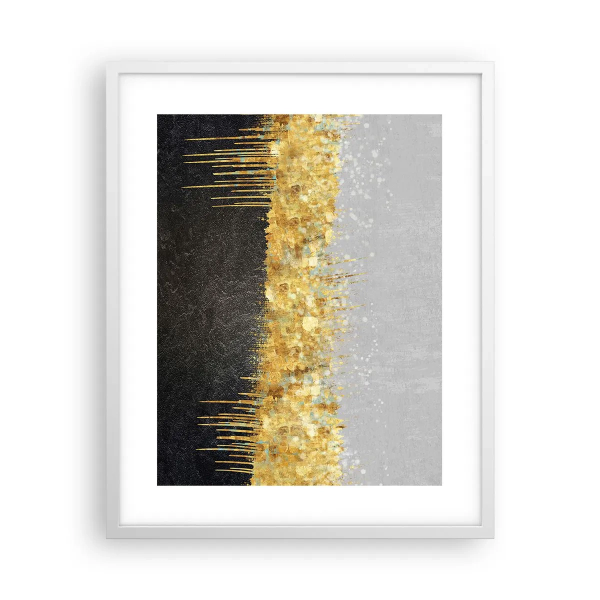 Poster in einem weißen Rahmen - Nach innen und nach oben - 40x50 cm