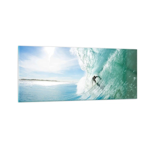 Glasbild - Bild auf glas - Immer Top - 100x40 cm