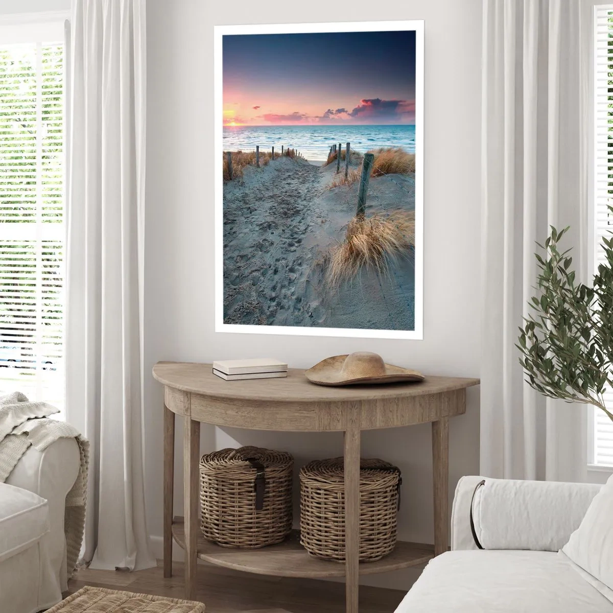 Poster - Du hast einen Regenbogen aus strahlendem Licht verschüttet ... - 30x40 cm