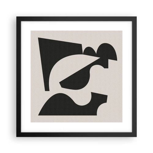 Poster in einem schwarzem Rahmen - Zum Selbstbauen - 40x40 cm