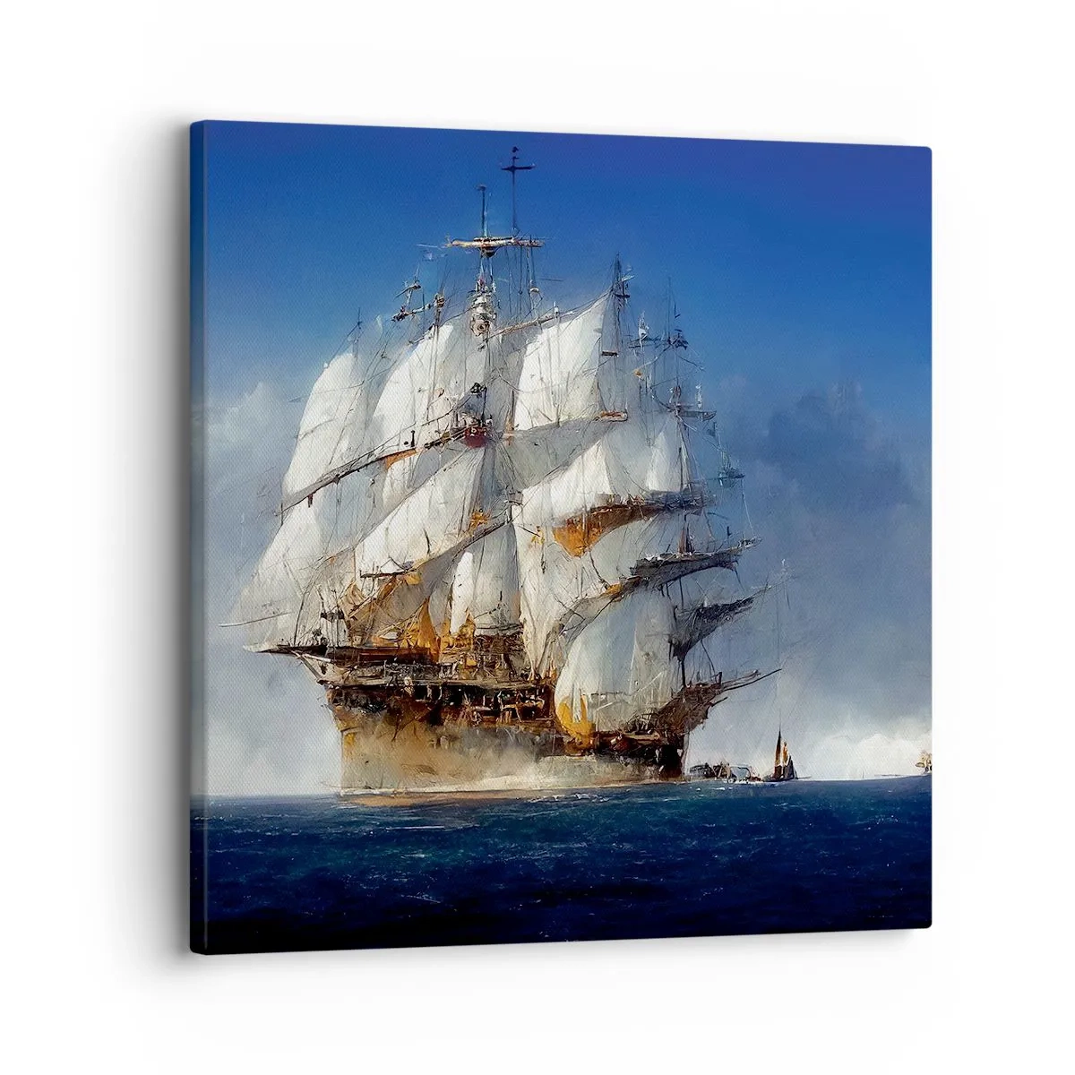 Bild auf Leinwand - Leinwandbild - Der große Ruhm! - 30x30 cm