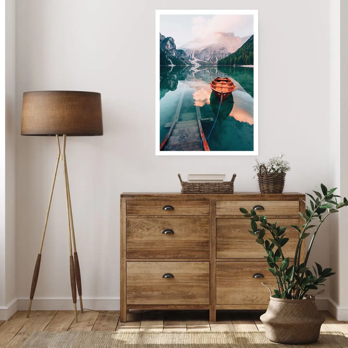 Poster - Friedlicher Schlaf der Berge - 30x40 cm