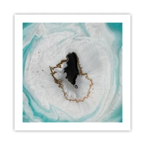 Poster - Nach Innen eindringen - 50x50 cm