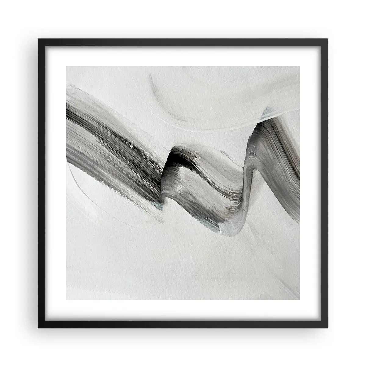 Poster in einem schwarzem Rahmen - Lässig zum Spaß - 50x50 cm
