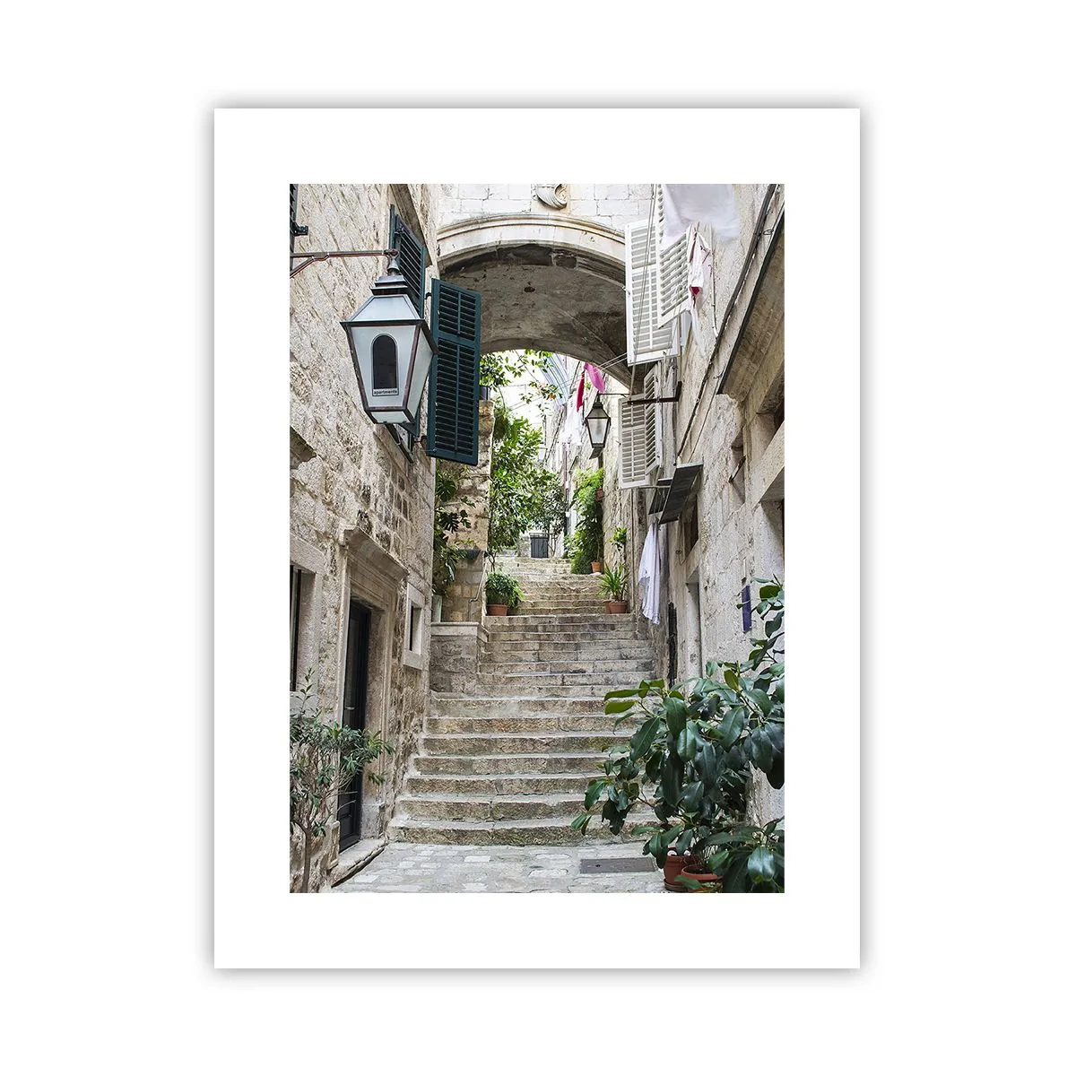 Poster - Eine bezaubernde Gasse - 30x40 cm