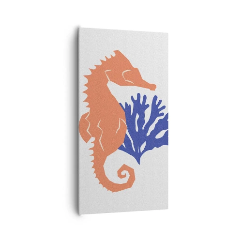 Bild auf Leinwand - Leinwandbild - Auf einer Unterwasserwiese - 65x120 cm