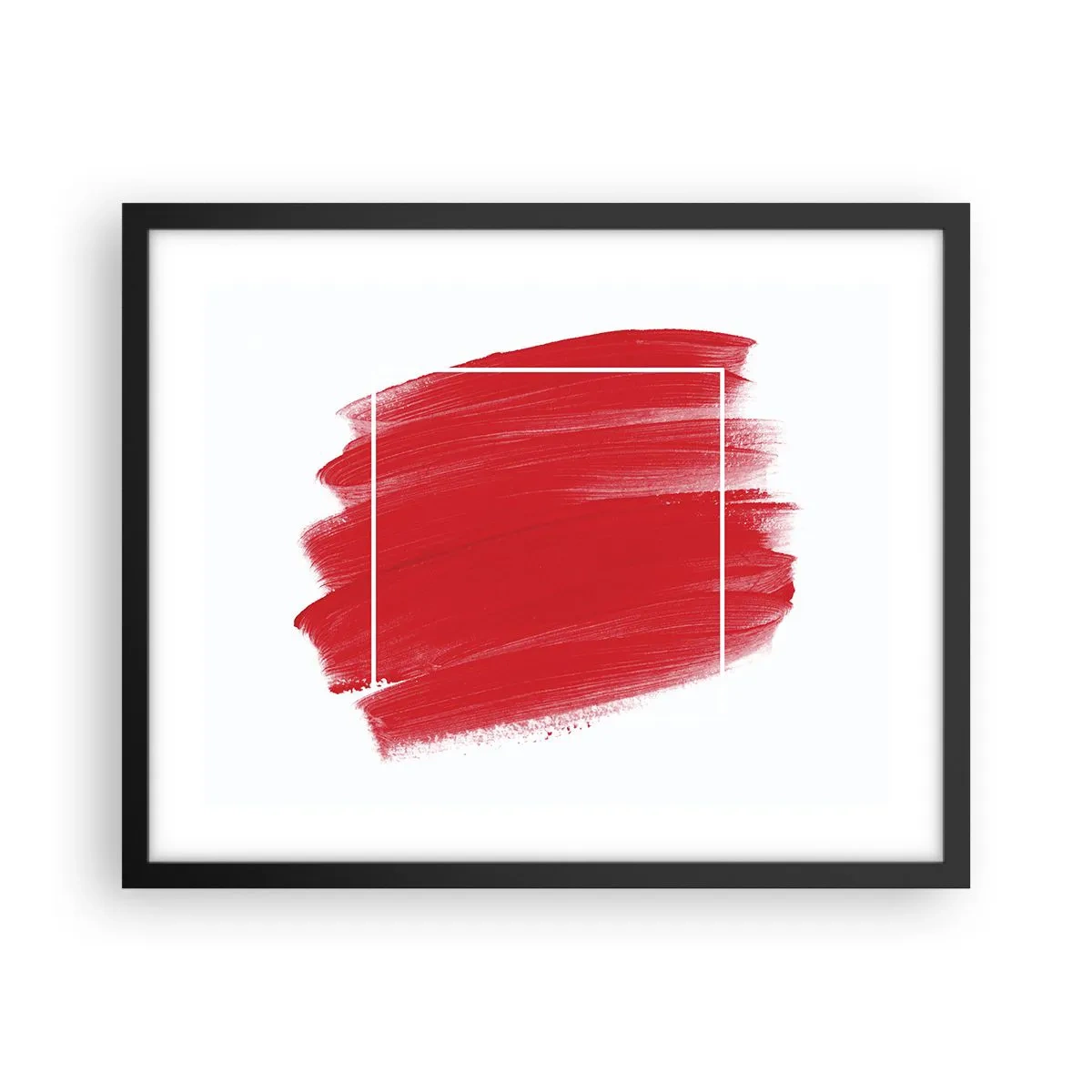 Poster in einem schwarzem Rahmen - Aus dem Rahmen - 50x40 cm