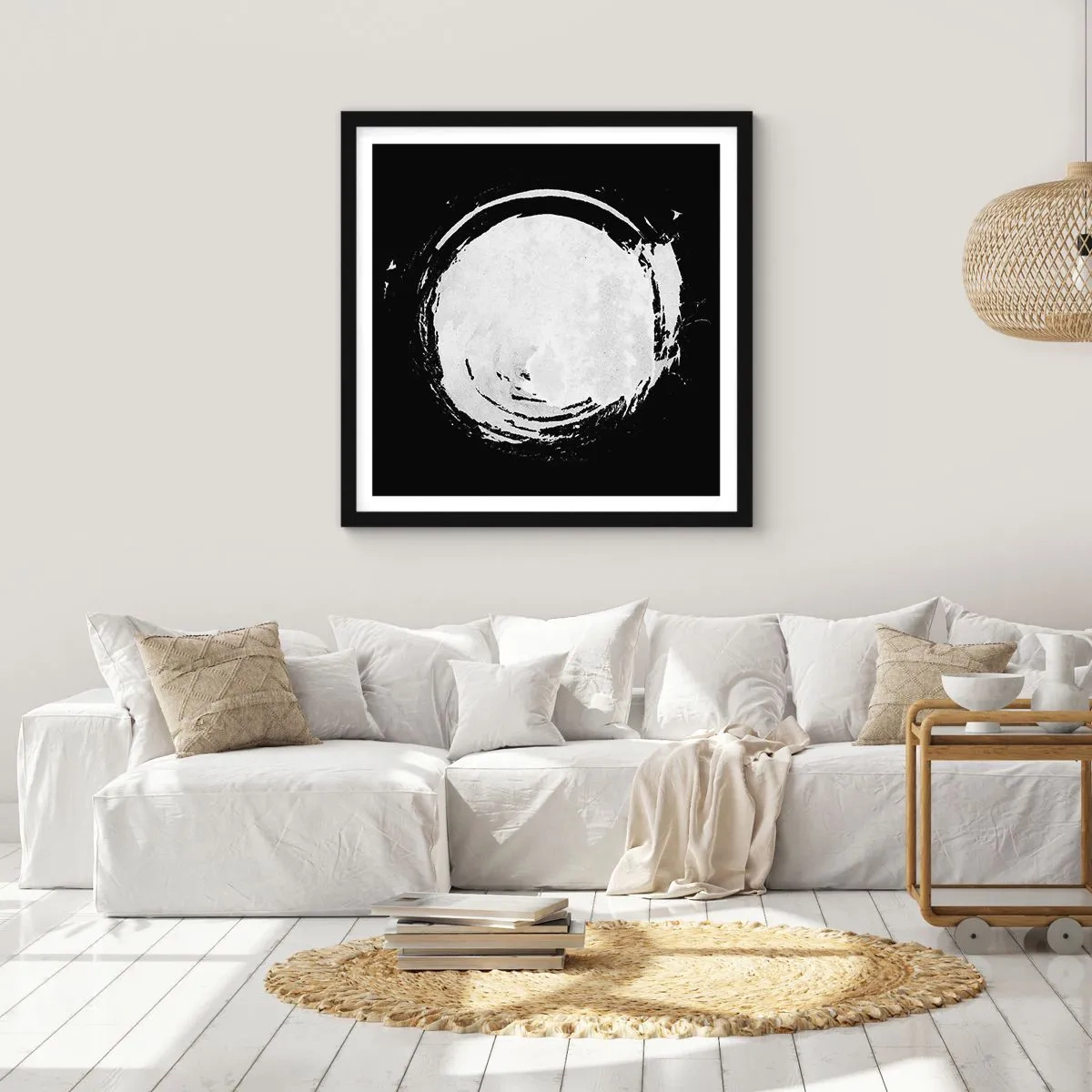 Poster in einem schwarzem Rahmen - Gute Möglichkeit - 50x50 cm