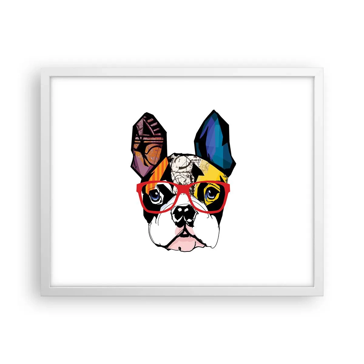 Poster in einem weißen Rahmen - Intellektuelle - 50x40 cm