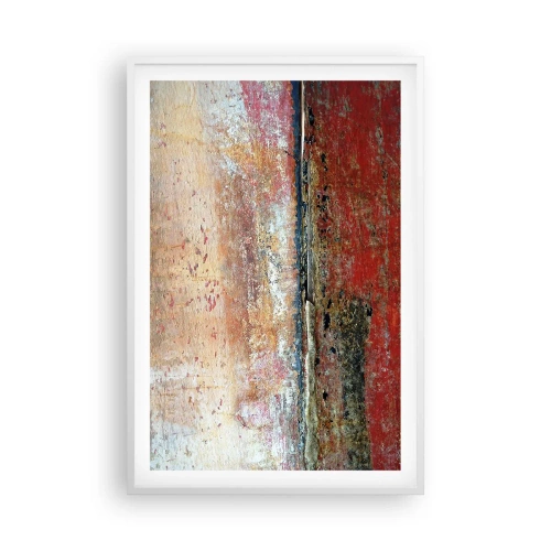 Poster in einem weißen Rahmen - Vielleicht liegt es am Meer - 61x91 cm