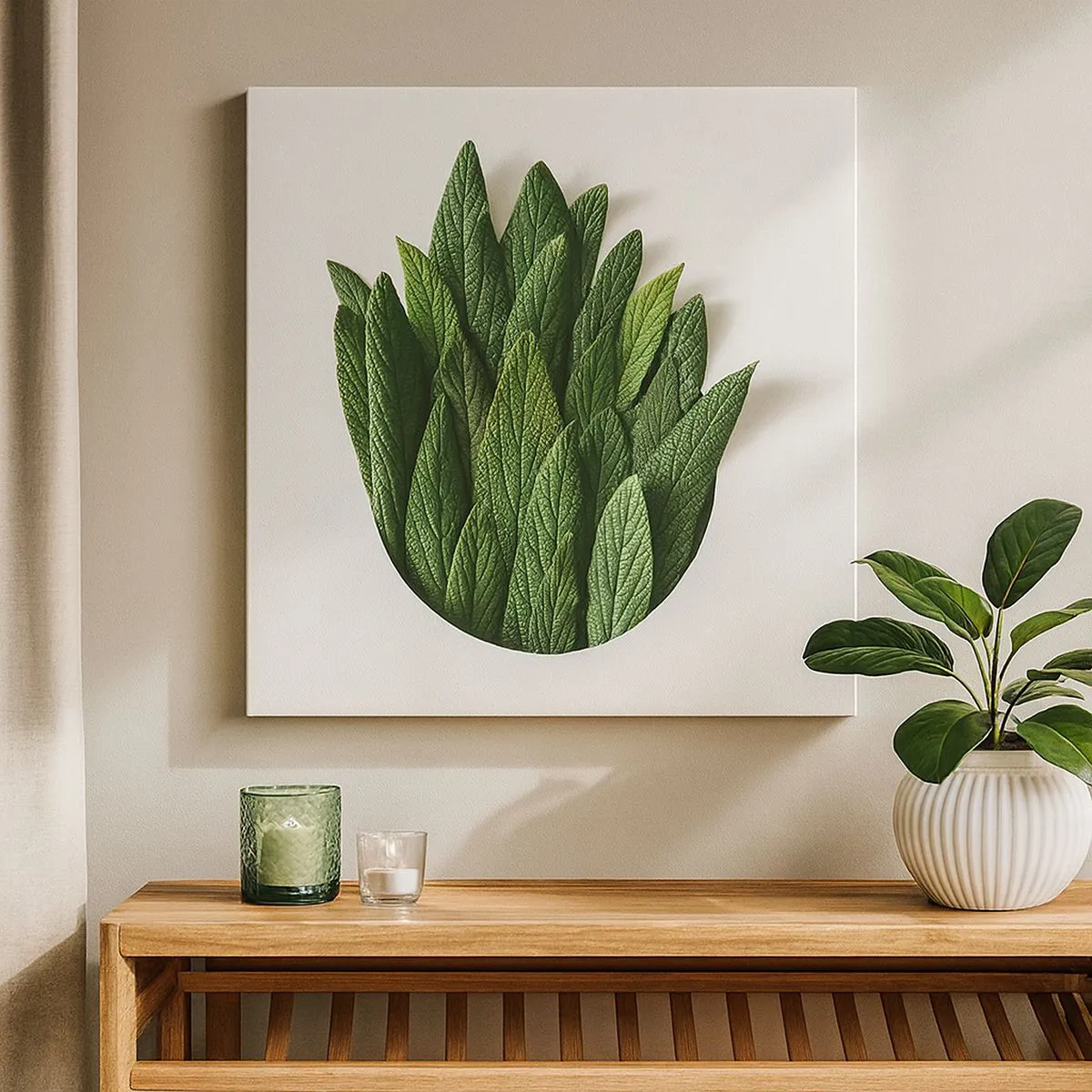 Bild auf Leinwand - Leinwandbild - Ungebremste Neugier - 30x30 cm