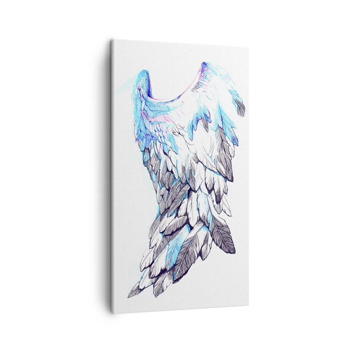 Bild auf Leinwand - Leinwandbild - Ich brauche Flügel - 45x80 cm