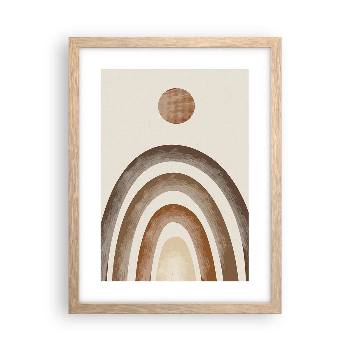 Poster in einem Rahmen aus heller Eiche - In einer weit entfernten Galaxie - 30x40 cm