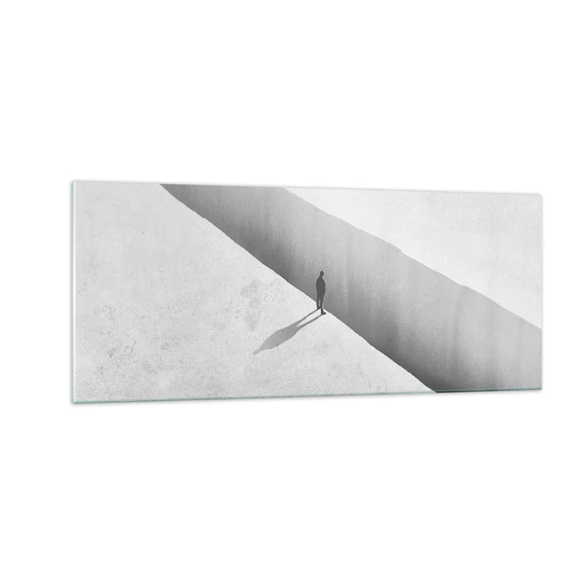 Glasbild - Bild auf glas - Klares Ziel - 100x40 cm