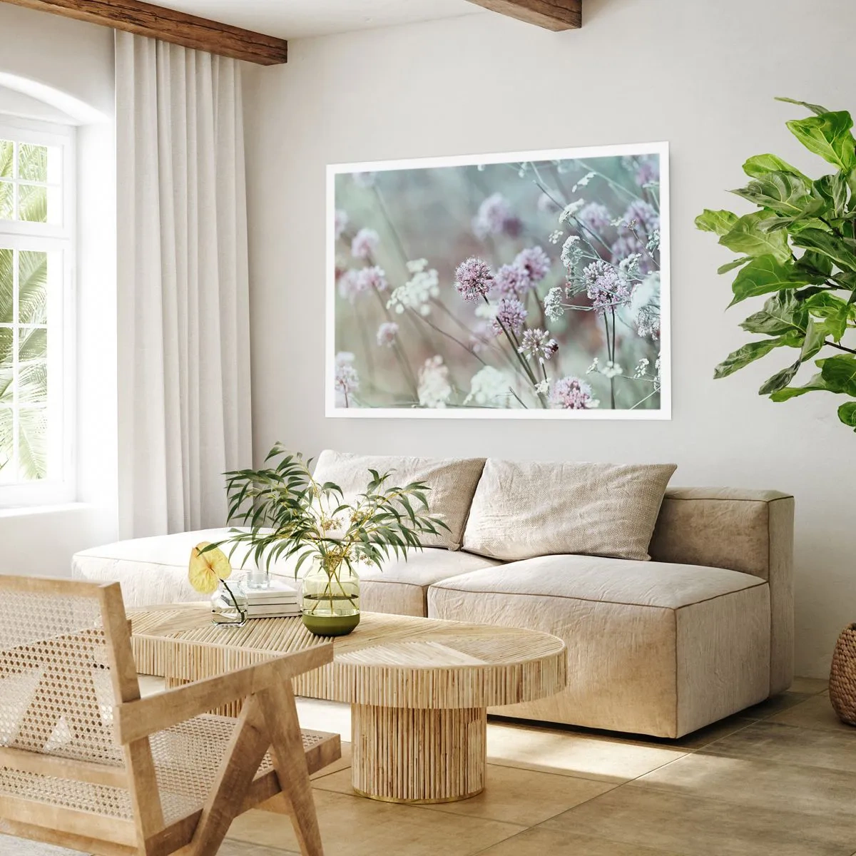 Poster - Süße filigrane Kräuter - 50x40 cm