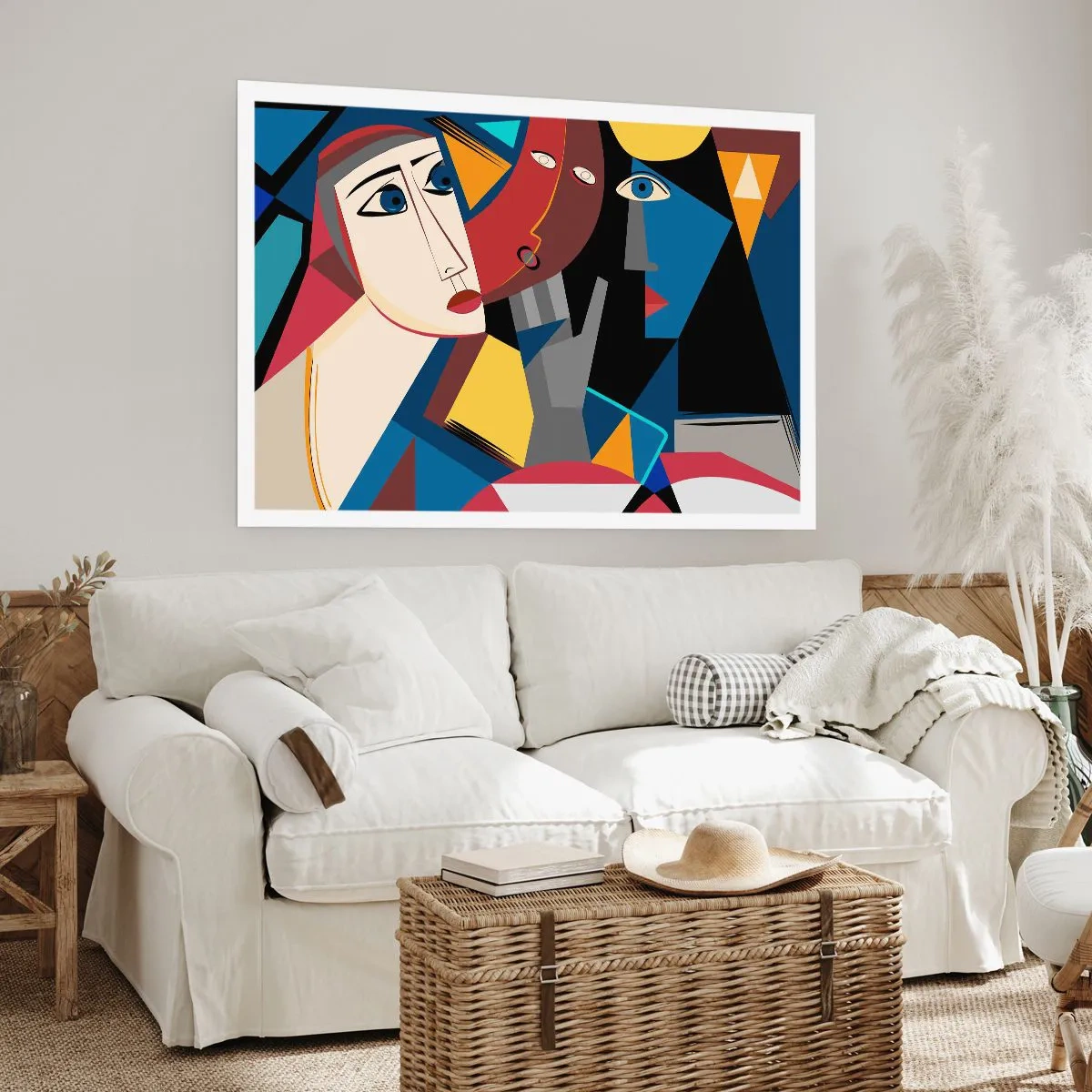 Poster - Gespräch zwischen Kubisten - 50x40 cm