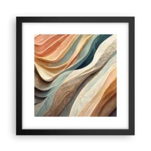 Poster in einem schwarzem Rahmen - Moment vor der Veränderung - 30x30 cm