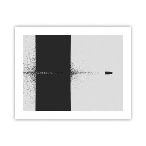 Poster - Direkt zum Ziel - 50x40 cm