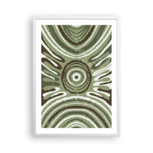 Poster in einem weißen Rahmen - Explosion von Emotionen - 50x70 cm