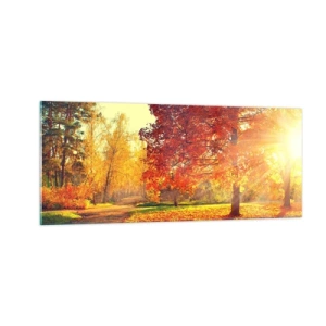 Glasbild - Bild auf glas - Unhöflich ist schön - 100x40 cm