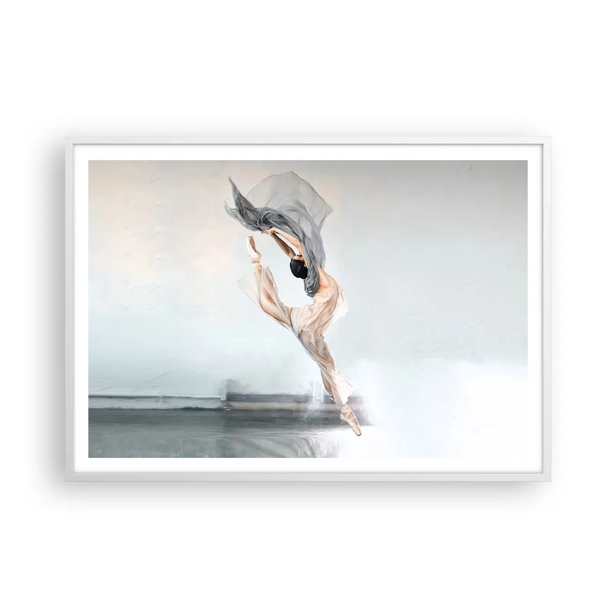 Poster in einem weißen Rahmen - Im Tanzrausch - 100x70 cm