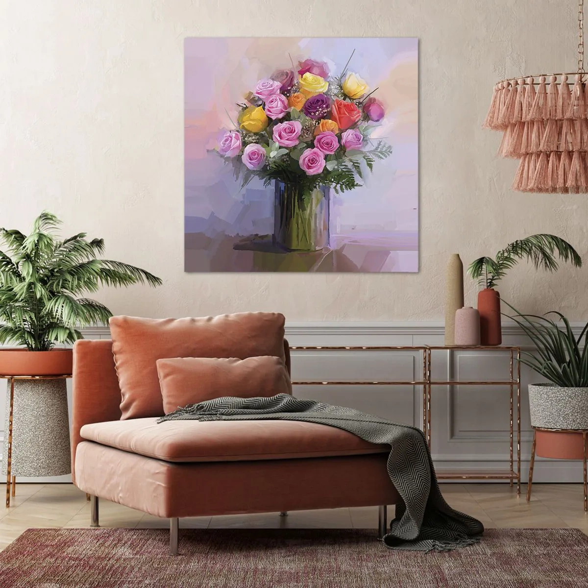 Bild auf Leinwand - Leinwandbild - Festgehaltene Schönheit - 70x70 cm