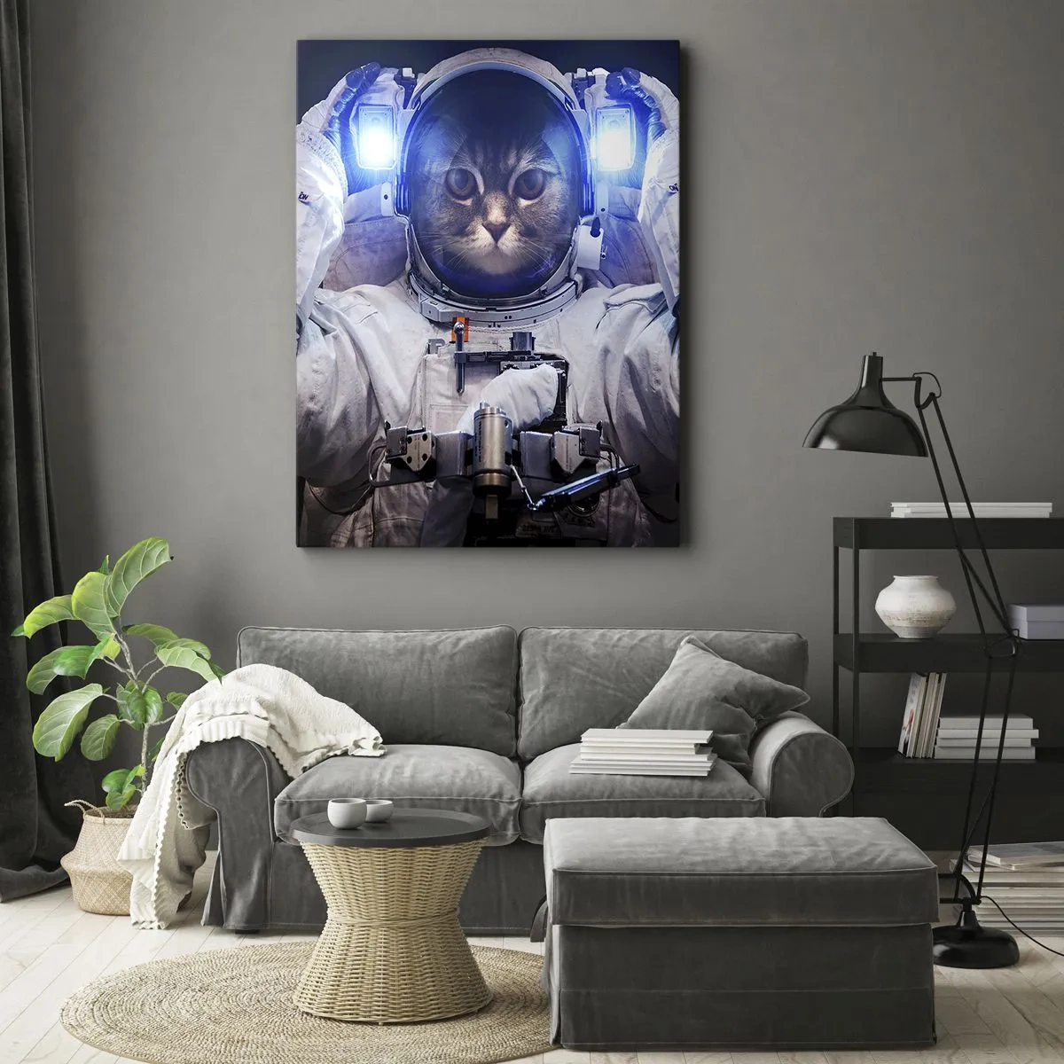 Bild auf Leinwand - Leinwandbild - Houston, du hast ein Problem - 45x80 cm