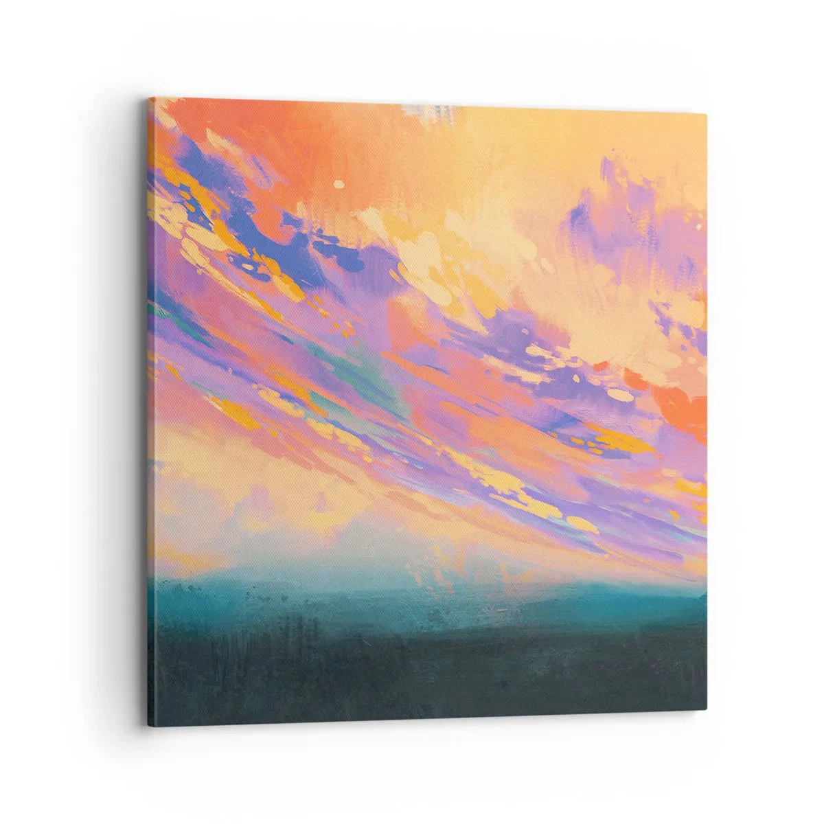 Bild auf Leinwand - Leinwandbild - Die Anziehungskraft - 70x70 cm