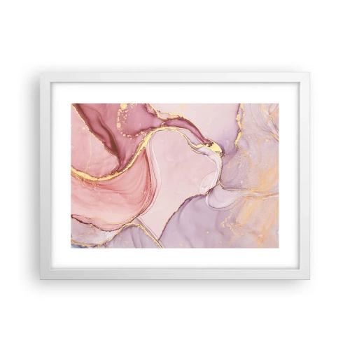 Poster in einem weißen Rahmen - Eine Liebkosung der Farben - 40x30 cm